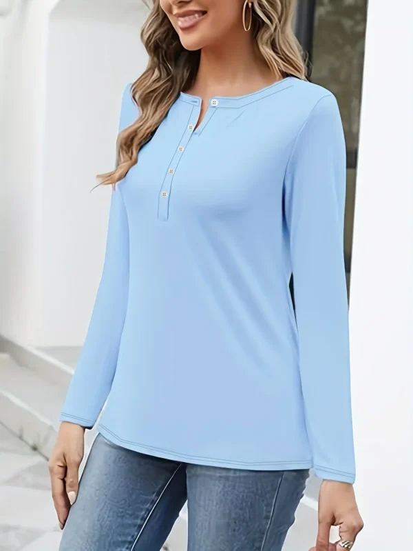 WomenS Plus Size Woven Shirt - Image 5