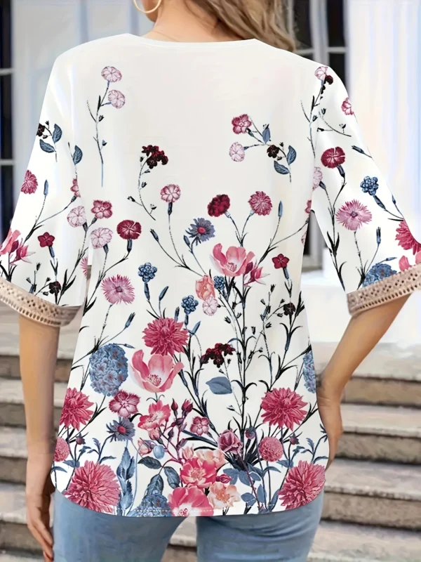 Plus Size Temperament Loose Woman Shirt Fashion Casual Blouse Elegant Long Sleeve Woman Shirt Holiday Weekend Top - Image 2