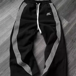 Y2k Embroidered Black Gray Casual Pants Camo Functional Tactical Functional Men's Women's Premium Jogging Drawstring Sweatpants