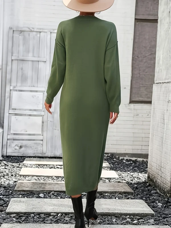 Women Plus Size Autumn Dress - Image 2