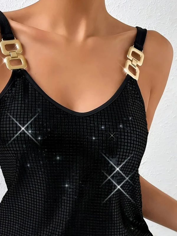 Women Plus Size Woven Summer Tank Top - Image 5