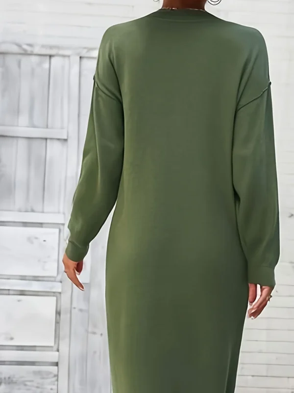 Women Plus Size Autumn Dress - Image 3