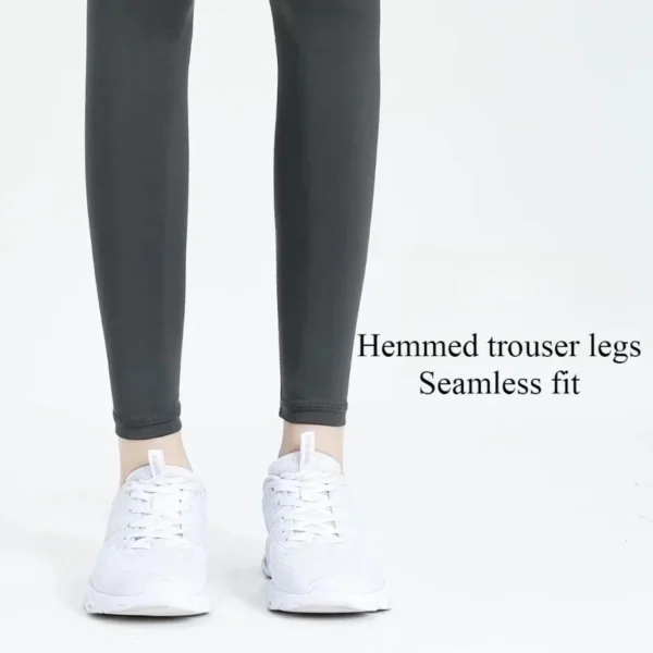 Women Yoga Pants Sportswear Woman Gym Yoga Wear Training Pants Leggings Elastic Quick-drying High Waisted Fake Two Pieces - Image 4