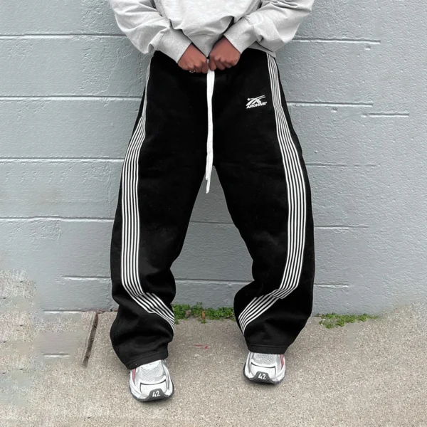 Camouflage Casual Pants Y2k Embroidered Camo Functional Tactical Functional Men's Women's Premium Jogging Drawstring Sweatpants - Image 4