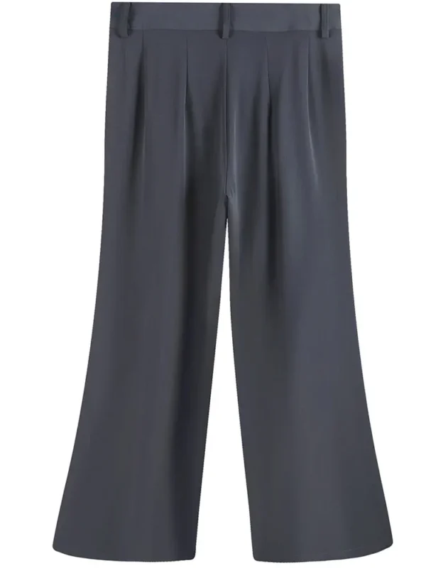 Women's oversized woven pleated pants - Image 6