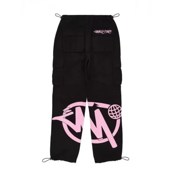 Casual Printed Elastic Pocket Pants Men's Long Trousers Comfortable Elastic Waistband with Pockets Fashionable Leisure Style - Image 4