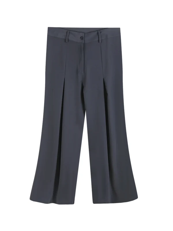 Women's oversized woven pleated pants - Image 2