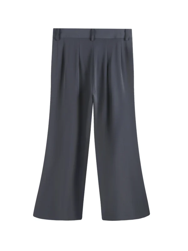 Women's oversized woven pleated pants - Image 3