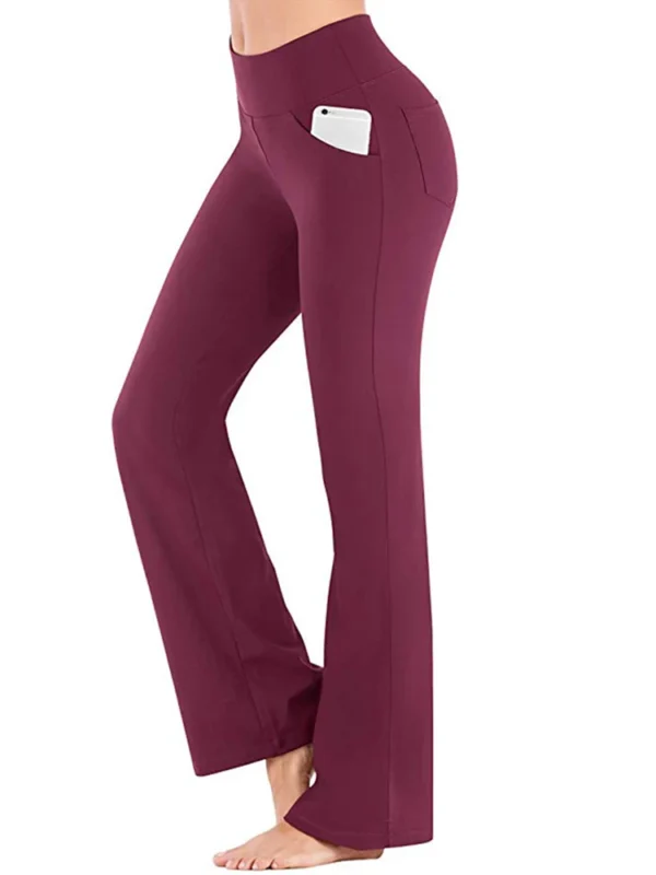 Ogilvy Mather Solid Elegant Female Lady Women's Legs Pants Palazzo Flared Wide Killer High Waist OL Ladies Career Long Trousers - Image 3
