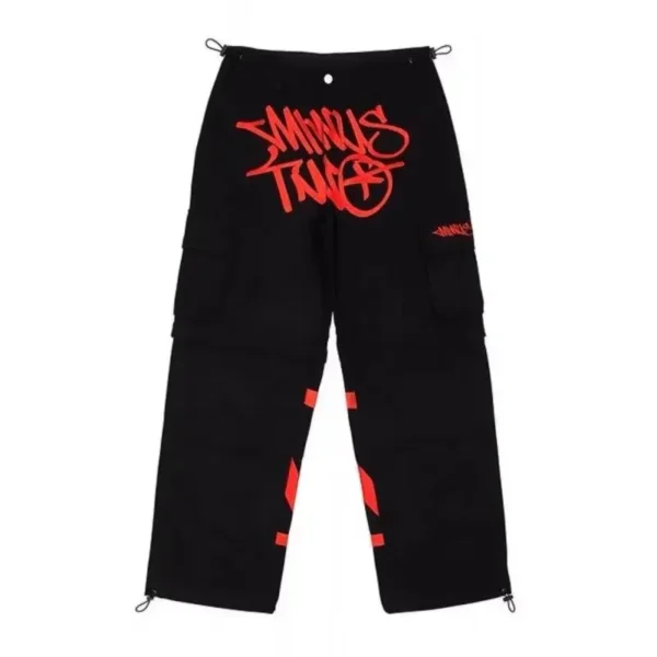 Casual Printed Elastic Pocket Pants Men's Long Trousers Comfortable Elastic Waistband with Pockets Fashionable Leisure Style - Image 3