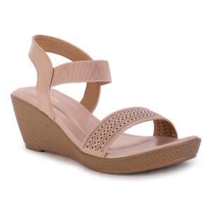 Bata Alaska Sandal Women's Red Heels - 5 UK (6615013)