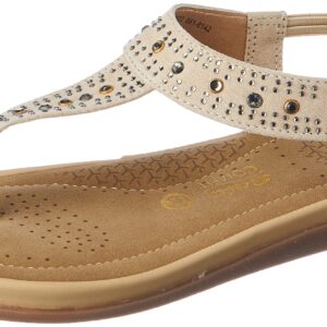 Bata Comfit Diamonte E Women's Beige Sandals - 6 UK (6618942)