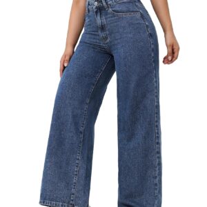 London Hills Relaxed fit Jeans for Women || Woman Jean's || Women Baggy Jeans || Jean's for Womens || Loose Jean for Women's || Oversized Woman baggys Blue