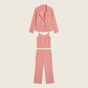 Women's Three Piece Office Blazer Set