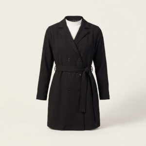 Women's Textured Smart Casual Trench