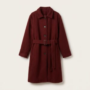 Women's Plus Size Lapel Overcoat