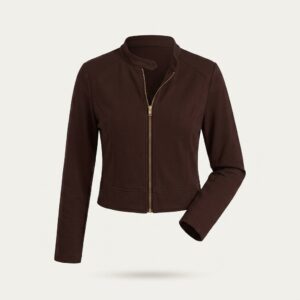 Women's Cropped Zip Summer Jacket