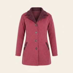 Women's Woollen Button Coatigan