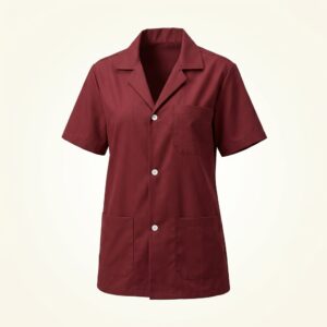 Women's Maroon Medical Lab Coat
