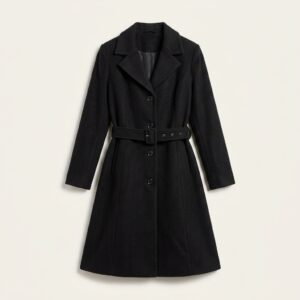 Women's Long Sleeve Winter Trench Coat
