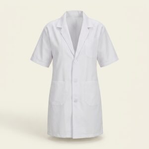 Women's Solid White Lab Coat