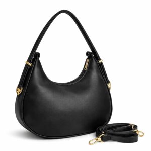 Women’s Shoulder & Sling Bag with Zipper Closure, Detachable Long Strap, Spacious Single Compartment Handbag for Daily & Office Use | Trendy Design