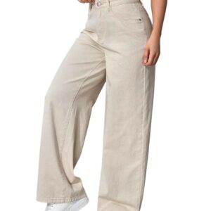 Women High Waist Baggy Fit Denim Jeans