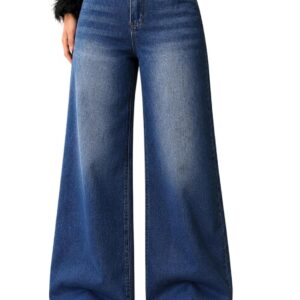 Women Oversized Wide Leg Baggy Jeans