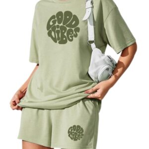 KSHS Women Cotton Night Suit Top & Shorts Set | Loose Fit Printed Nightwear Co Ord Set Stylish Western | Soft Breathable Sleepwear Shorts with Pocket for Women